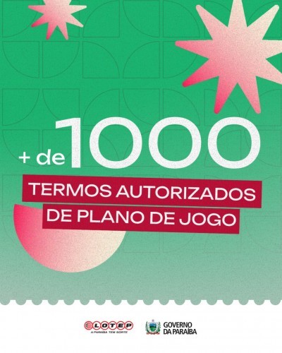 Lotep atinge 1.000 termos de autorização de planos de jogos