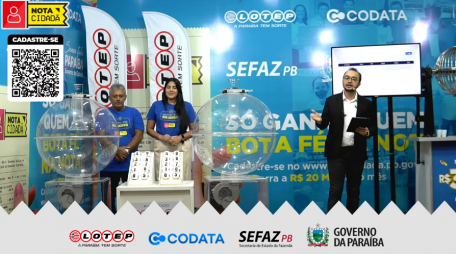 Nota Cidadã de agosto premia 31 paraibanos com R$ 100 mil