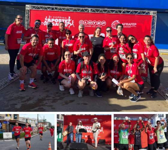 Lotep e Afrafep realizam 2ª Corrida Aposte na Saúde em João Pessoa