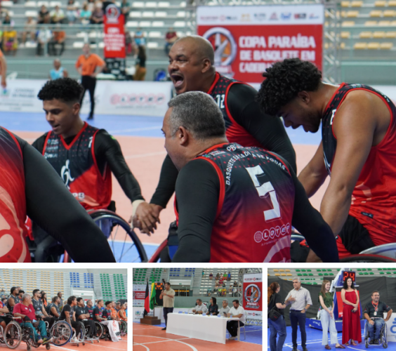 Lotep participa da abertura da 3ª Edição da Copa Paraíba de Basquete em Cadeira de Rodas